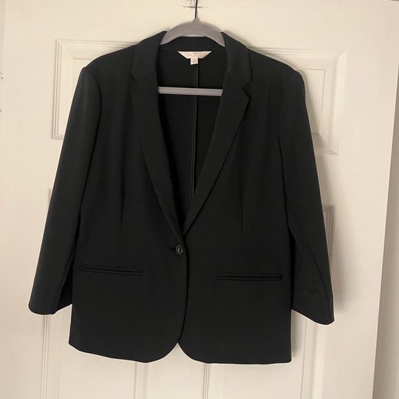 LC Lauren Conrad Black Blazer Medium - Picture 2 of 5